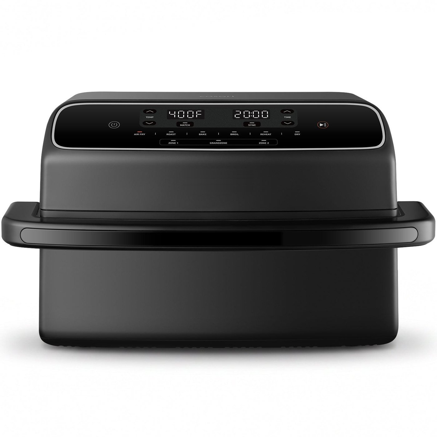 Air fryer double panier 8,5 L — deux cuissons terminées ensemble
