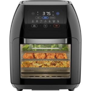 Four air fryer 9,5 L — sans préchauffage, rôtissoire incluse
